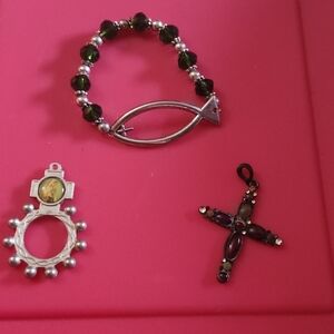 Religious Jewelry Lot Catholic Christian Bundle